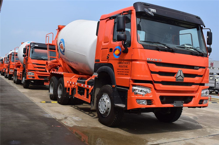 HOWO 6x4 left hand drive 10cbm 12cbm concrete mixer trucks 