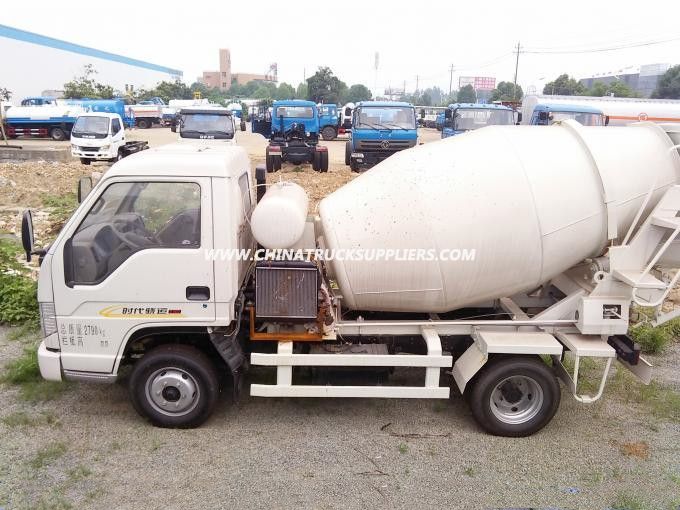 Foton 4x2 2 3 cubic meters small concrete mixer truck Images 3