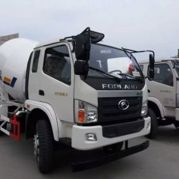 Foton 4X2 5 cubic meters concrete mixer drum truck