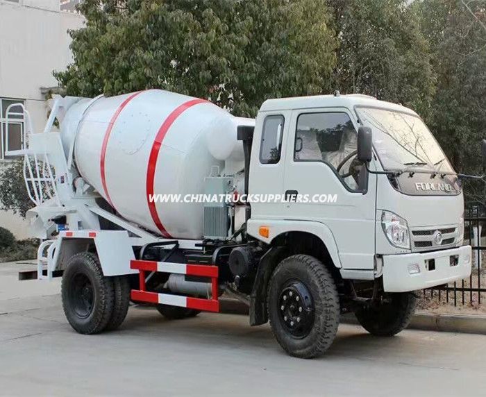 Forland 3 cubic meters concrete mixer truck mini 3m3 