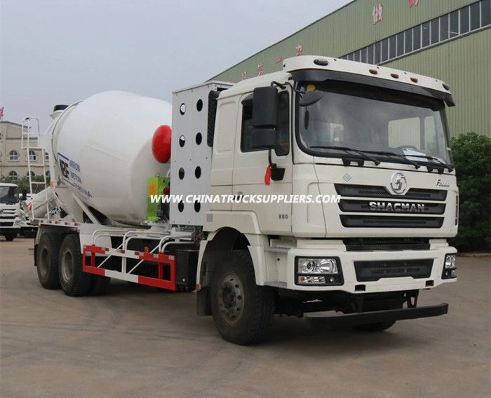Shacman F3000 CNG LNG 10m3 Concrete Mixer Truck Export to Uzbekistan 