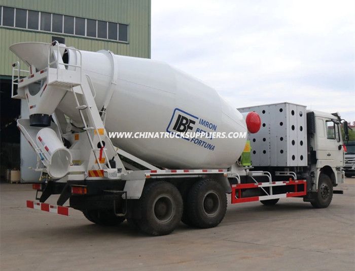 Shacman F3000 CNG LNG 10m3 Concrete Mixer Truck Export to Uzbekistan 