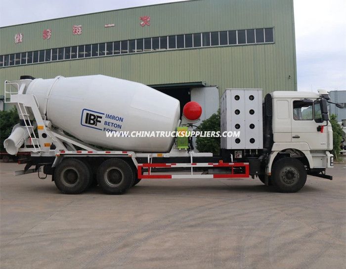 Shacman F3000 CNG LNG 10m3 Concrete Mixer Truck Export to Uzbekistan 