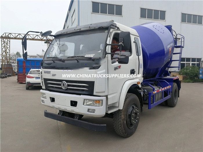 Dongfeng 4X2 Euro 4 Engine 6m3 Concrete Mixer Truck 