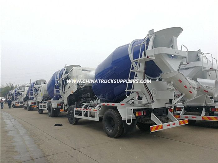 Dongfeng 4X2 Euro 4 Engine 6m3 Concrete Mixer Truck 