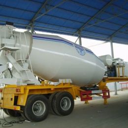 Heavy Duty 3 Axle 16cubic Meter Concrete Mixer Truck Trailer