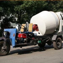 Agricultural Three Wheels Automobile Motorcycle 1.5cbm-2cbm Rural Concrete Mixer Truck