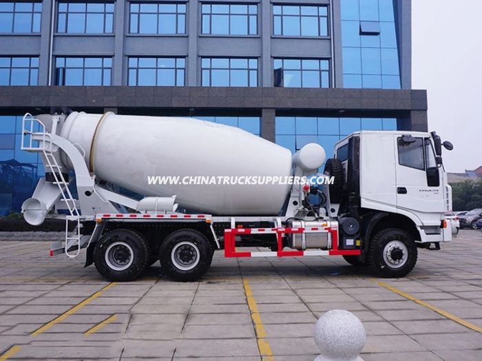 Iveco Hongyan 6*6 All-Wheel Drive Awd 9cbm Concrete Mixer Truck Images 2