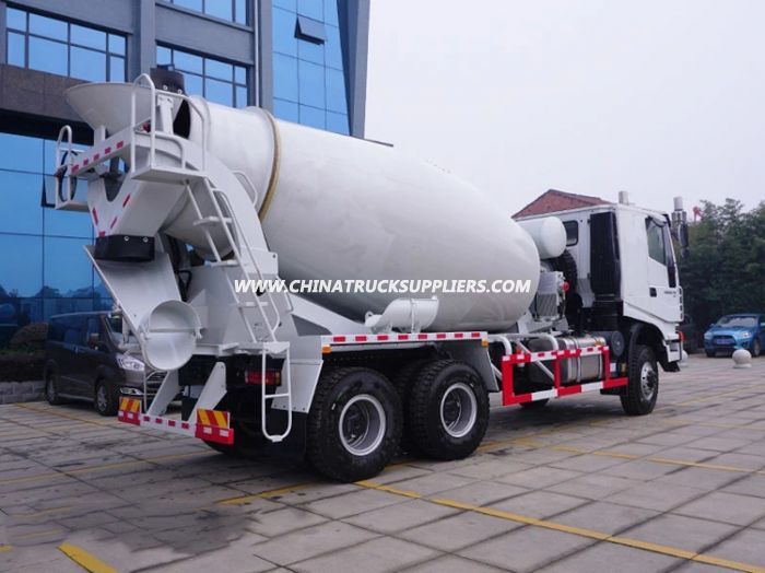 Iveco Hongyan 6*6 All-Wheel Drive Awd 9cbm Concrete Mixer Truck Images 3