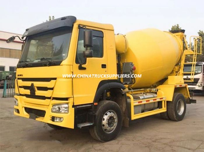 HOWO 4X2 LHD 266HP 6cbm Concrete Mixer Truck 