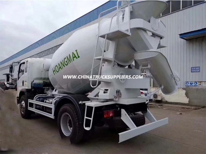 HOWO Euro3 130HP 4cbm Concrete Cement Drum Mixer Truck 