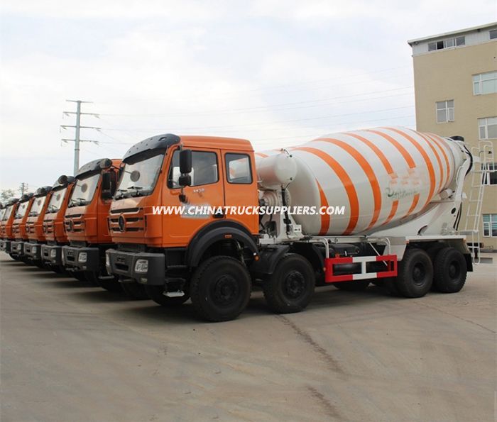 North Benz Heavy Duty 14-18cbm Concrete Mixer Truck 8x4 