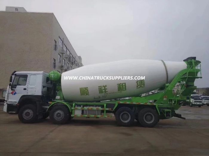 HOWO 8*4 16 cbm construction Cement truck concrete mixer truck 