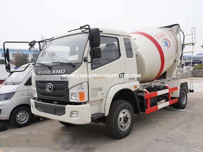 Foton 5 Cbm 4×2 Sunny Pump Concrete Mixer Roller Truck Images 1