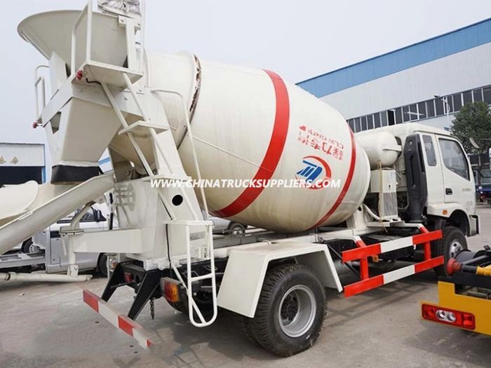 Foton 5 Cbm 4×2 Sunny Pump Concrete Mixer Roller Truck 