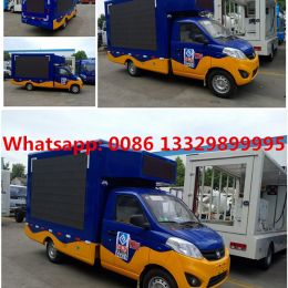 New FOTON 4*2 gasoline LHD Mobile LED advertising truck