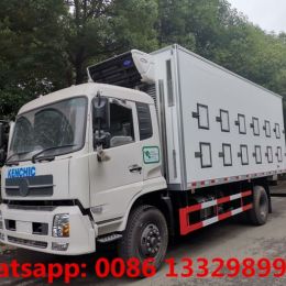 Dongfeng RHD day old chick transported truck for hatchery 40,000 babychick seedling transportation