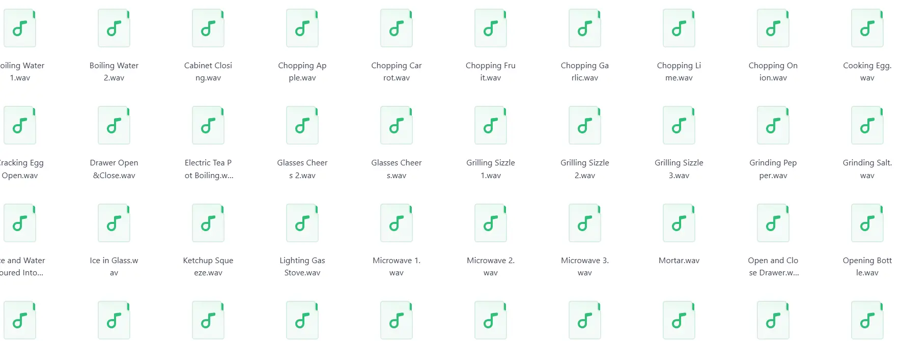 50+可商用的美食剪辑音效素材包下载