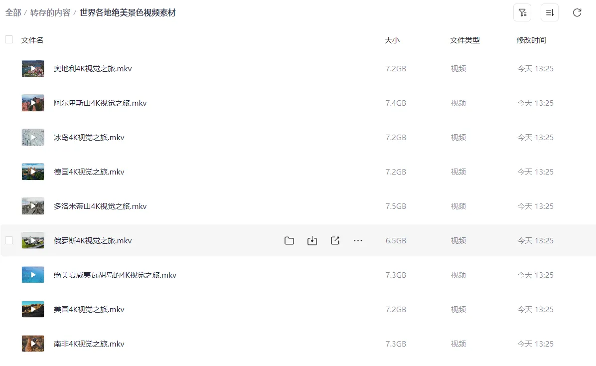 4K世界各地绝美风景视频素材免费下载