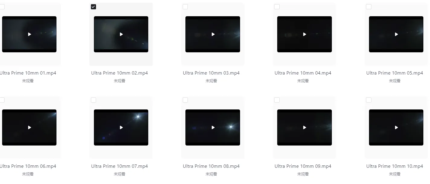 260个4K唯美梦幻镜头光晕光斑视频素材免费下载