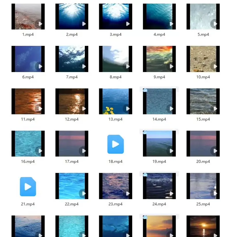 77款水面波光粼粼湖面江河唯美空镜头视频素材图片 2
