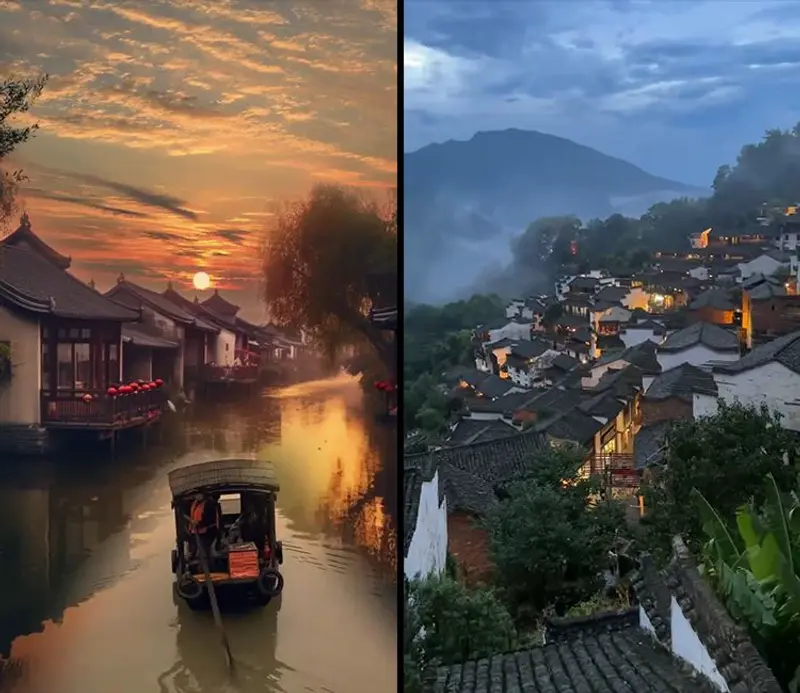 668款江南古镇古城民俗治愈高清短视频素材图片 2