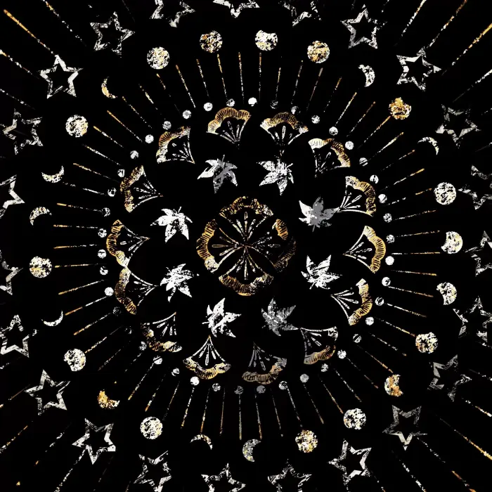 42款金箔装饰质感图案procreate笔刷 可商用