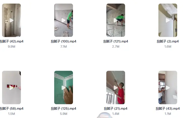 1000+套装修工人施工实景实拍视频素材+无水印+无字幕 第3张