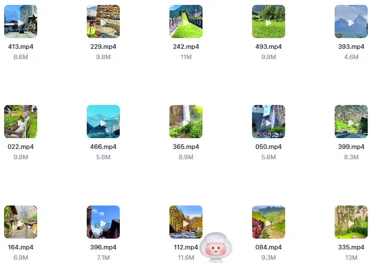 628款瑞士乡村山川小镇风景视频竖屏素材 第8张