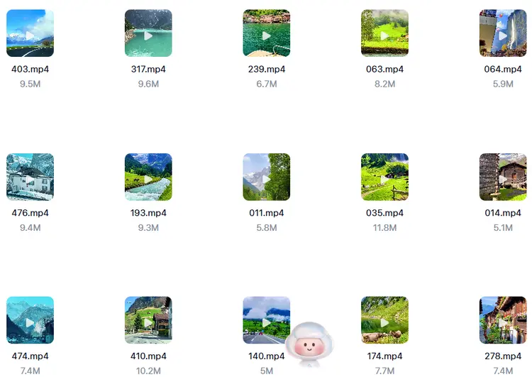 628款瑞士乡村山川小镇风景视频竖屏素材 第7张