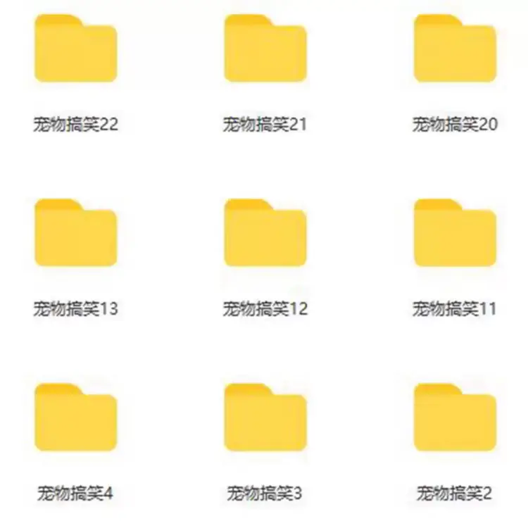 133G宠物搞笑视频剪辑素材大全 第4张