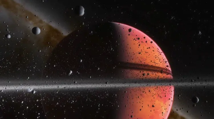 4K超清空间站俯视地球视频，太阳月亮火星银河宇宙视频素材 第4张