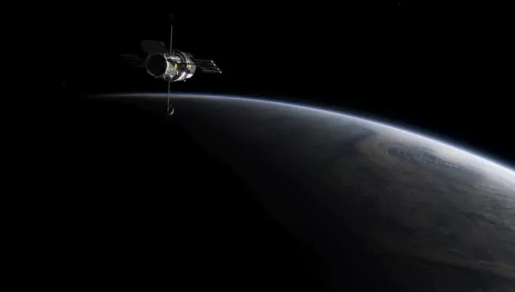 4K超清空间站俯视地球视频，太阳月亮火星银河宇宙视频素材 第3张