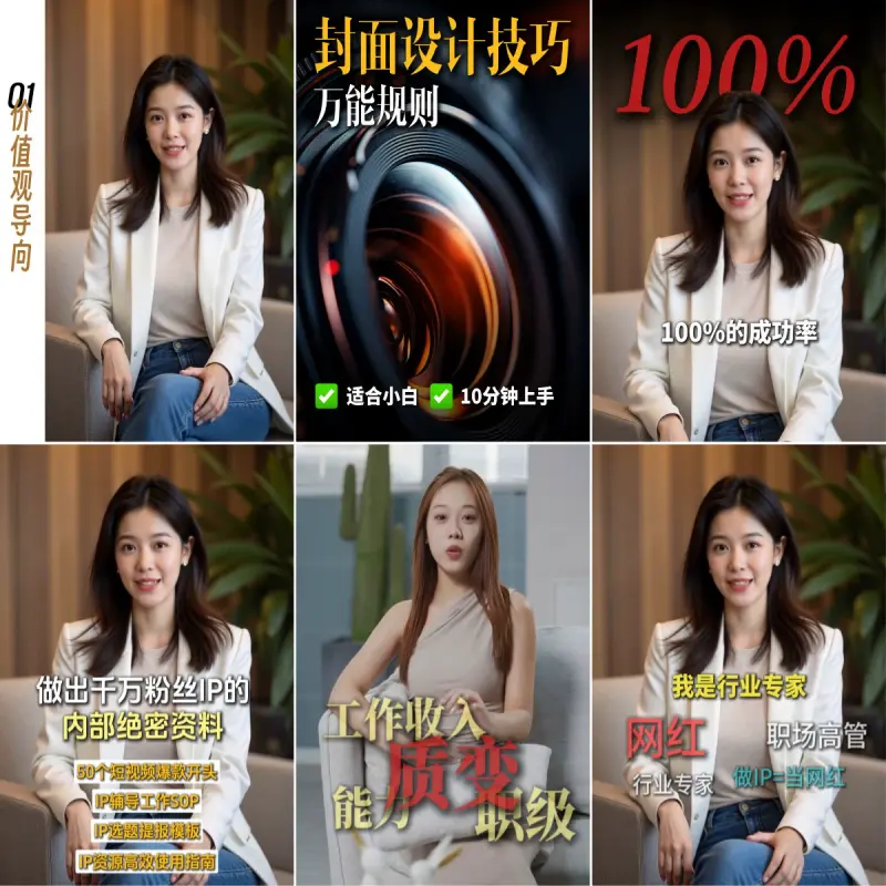 81款剪映网感封面预设合集 万能高级感爆款封面 第2张