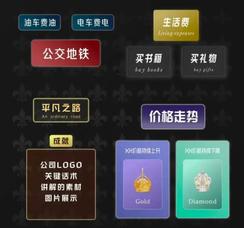 88套剪映高级感卡片字幕文字预设 第4张