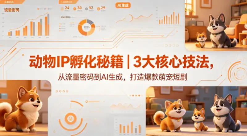 动物IP孵化秘籍｜3大核心技法，打造爆款萌宠短剧