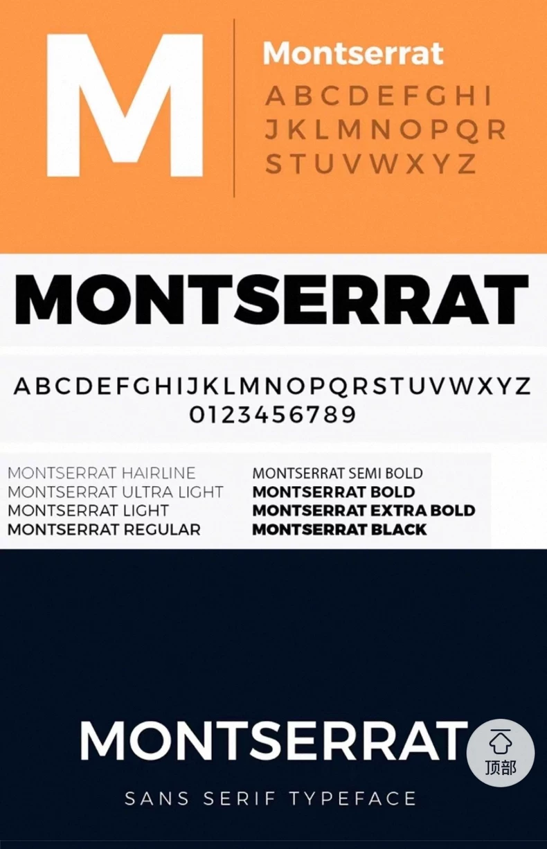 Montserrat全套英文字体包 免费商用 Win/Mac亚马逊常用字体 第5张