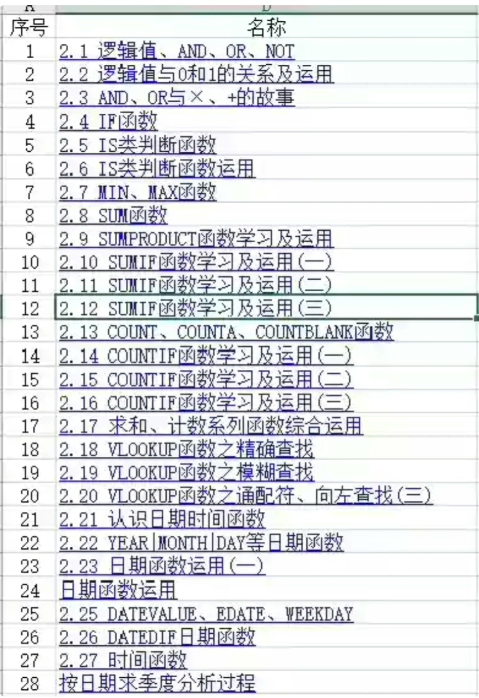 【Excel函数公式大全精讲】史上最全总结 第3张 【Excel函数公式大全精讲】史上最全总结 第3张