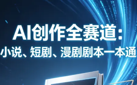 AI创作全赛道:小说、短剧、漫剧剧本一本通 第1张 AI创作全赛道:小说、短剧、漫剧剧本一本通 第1张