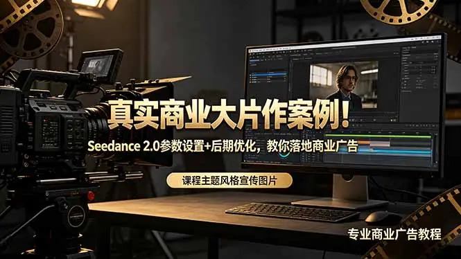 真实商业大片作案例!Seedance 2.0参数设置+后期优化 第1张 真实商业大片作案例!Seedance 2.0参数设置+后期优化 第1张