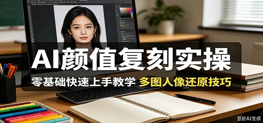 AI颜值复刻实操,零基础快速上手教学,多图人像还原技巧 第1张 AI颜值复刻实操,零基础快速上手教学,多图人像还原技巧 第1张