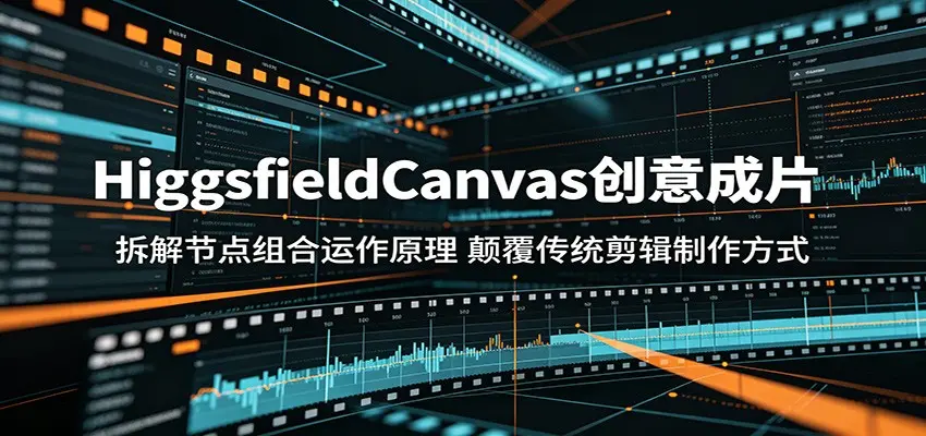 HiggsfieldCanvas创意成片：拆解节点组合运作原理，颠覆传统剪辑制作方式 第1张