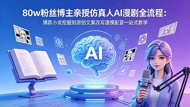 80w粉丝博主亲授仿真人AI漫剧全流程 第1张 80w粉丝博主亲授仿真人AI漫剧全流程 第1张