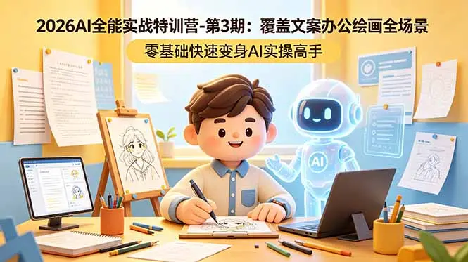 2026AI全能实战特训营-第3期 零基础快速变身AI实操高手 第1张