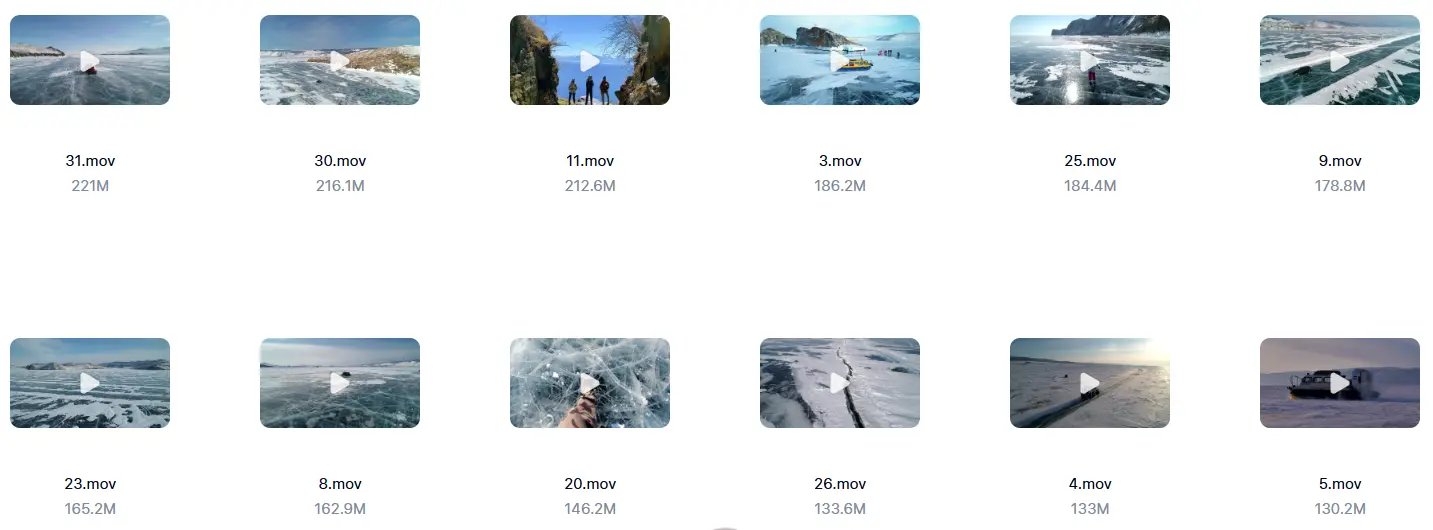 精选40款贝加尔湖风景实拍视频素材 第2张