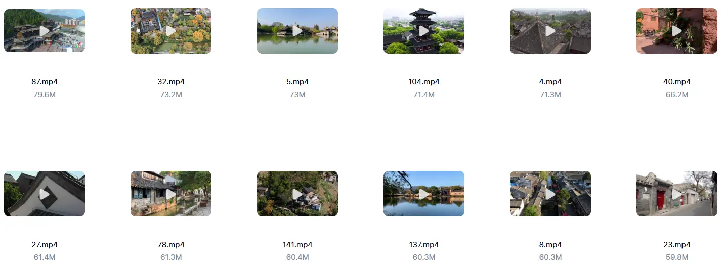 精选162款古城古镇旅游景点视频素材 第4张