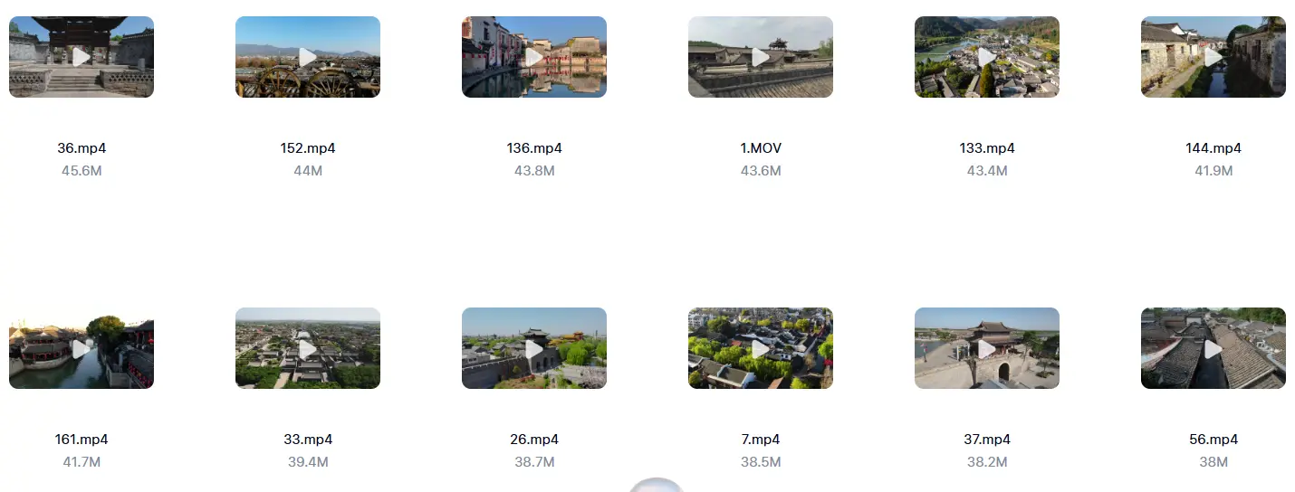 精选162款古城古镇旅游景点视频素材 第7张