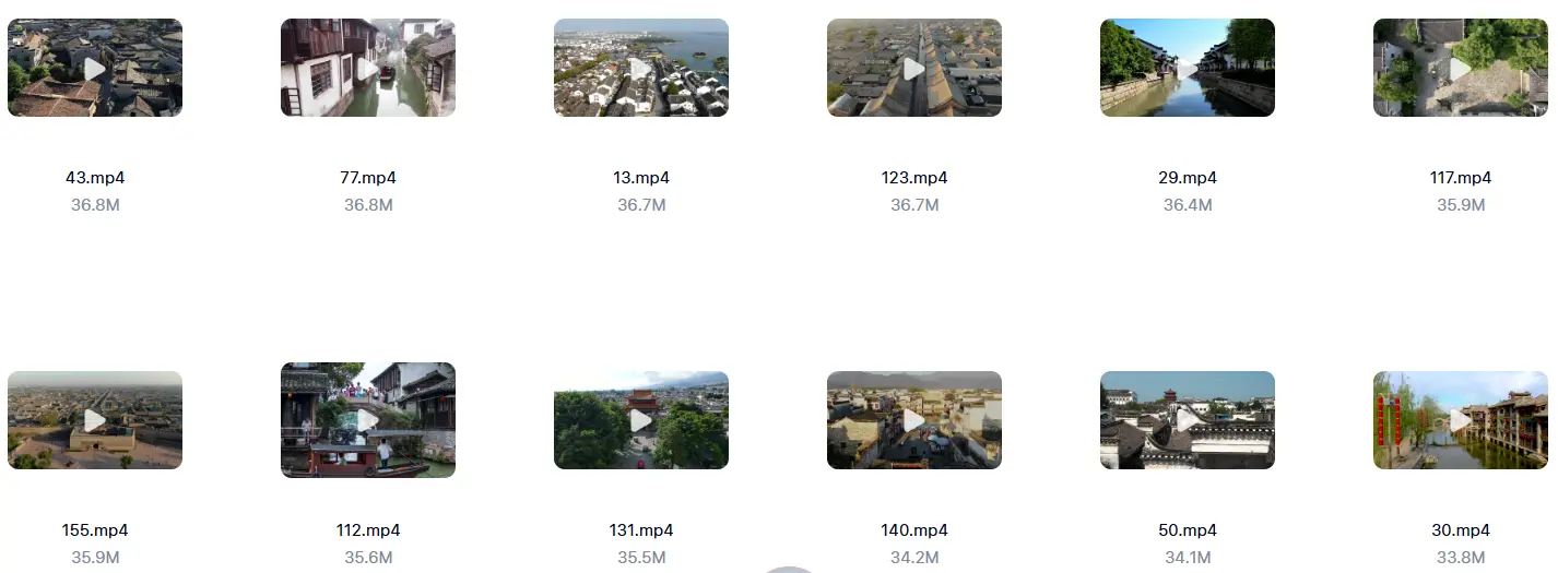 精选162款古城古镇旅游景点视频素材 第6张